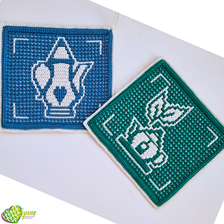 Mosaic Teapots Potholders