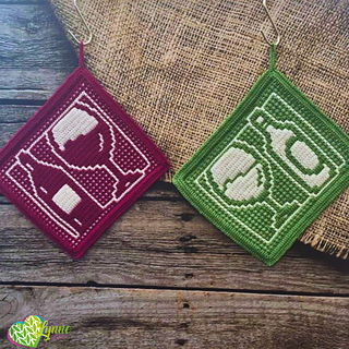 Mosaic Vino Potholders