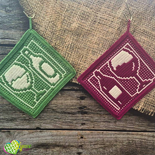 Mosaic Vino Potholders