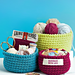 Easy Crochet Nesting Bowls. set of 3 pattern 