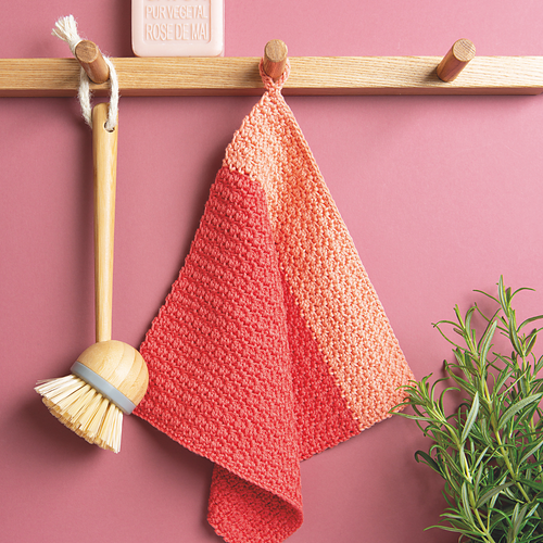 Coral Textures Dishcloth
