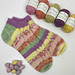 Sherbert Fizz Shorty Socks pattern 