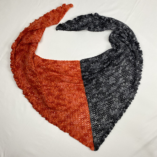 Et Sjal Av To Halvdeler - Knit Crochet Create