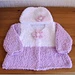 Cardigans and Hat with Flowers pattern 