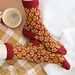 Chaussettes Dures de la feuille pattern