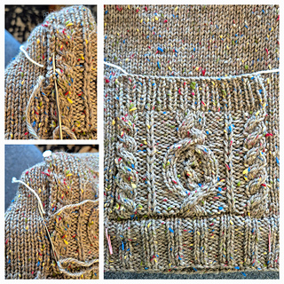 Seaming from bottom and up