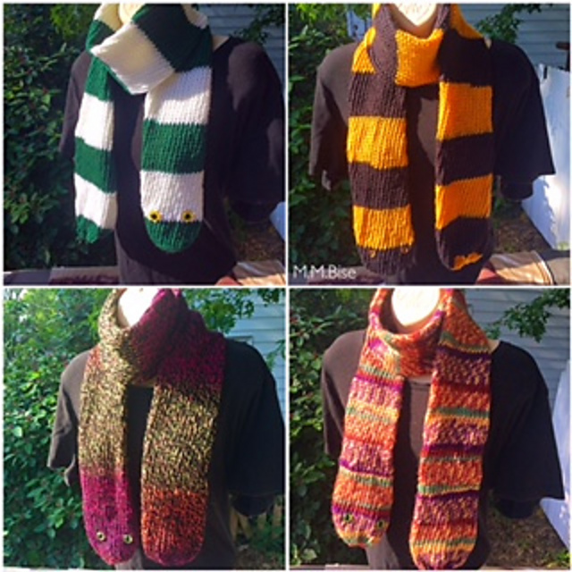 Ravelry Snake scarf pattern by Malissa M.Bise