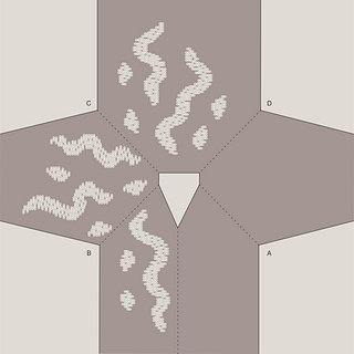 Lace motif layout