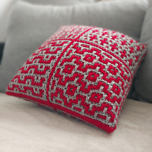 Seamless Mosaic Square Pillow