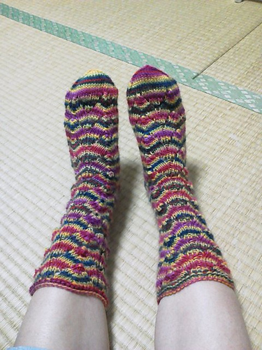 P.36 透し編みの靴下 (Horseshoe Socks) 다른 모습 5