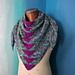 Arria intarsia crocheted shawl pattern 
