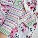 Kesäkukat kirjoneulelapaset pattern 