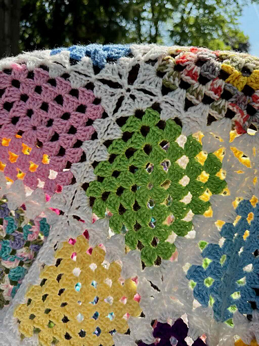 Granny Square Scrap-ghan - 2025 MadameStitch