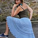 Boho Blues skirt pattern 