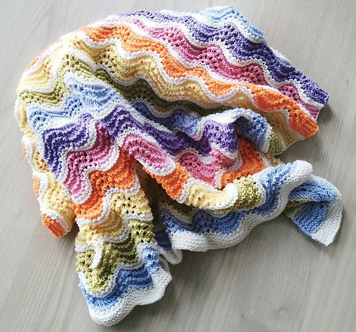 Bølgeteppe - Heidi Aasum