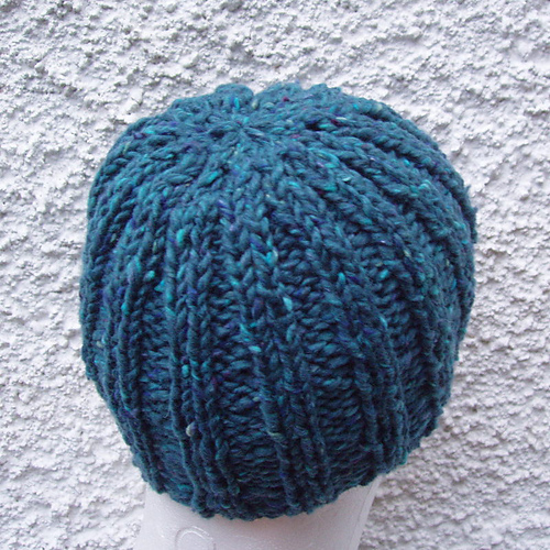 Ravelry RUSTICO Simple Beanie Knit Flat pattern by Made on Location