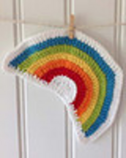 Rainbow Dishcloth