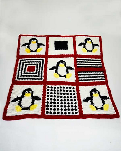 Penguin Blanket and Toy Set - PA879