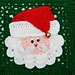 Christmas Santa Afghan PB114 pattern 