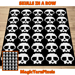 Skulls In A Row pattern 