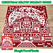Christmas Heartwarming Hilltop Holiday House by Magic Yarn Pixels