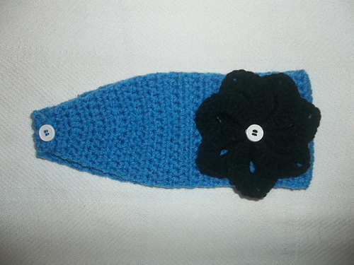 Simple Crochet Ear Warmer Headband photo 6