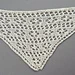 Tip Up Triangular Shawl pattern 
