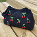 Crochet cherry bag with zipper pattern 
