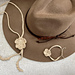 Floral Lariat Necklace & Bracelet pattern 