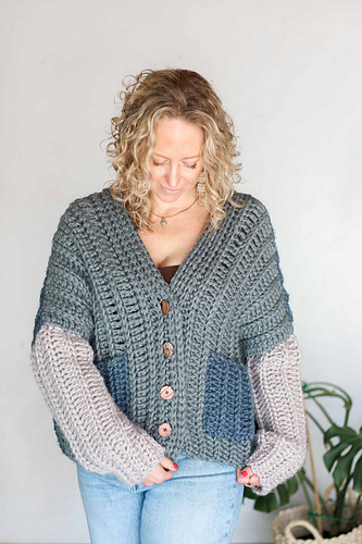 3 Days to Done Chunky Cardigan - Jess Coppom