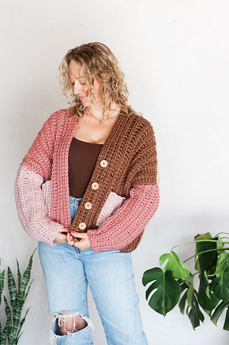 3 Days to Done Chunky Cardigan - Jess Coppom