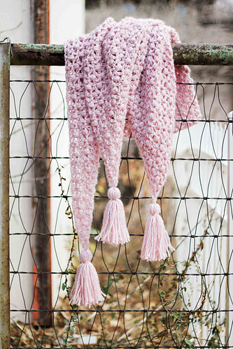 At First Blush Triangle Scarf photo 6