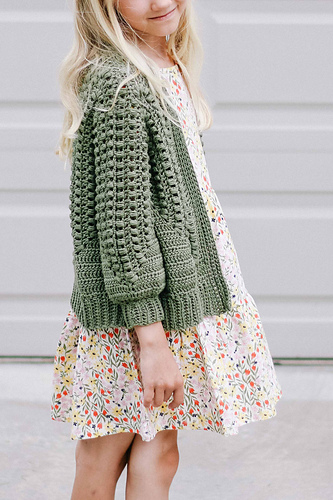 Ravelry: Mini Mezzo Cardigan pattern by Jess Coppom