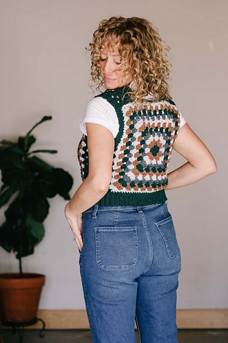 Renewal Granny Square Vest photo 7