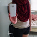 Romantic Red Infinity Scarf pattern 