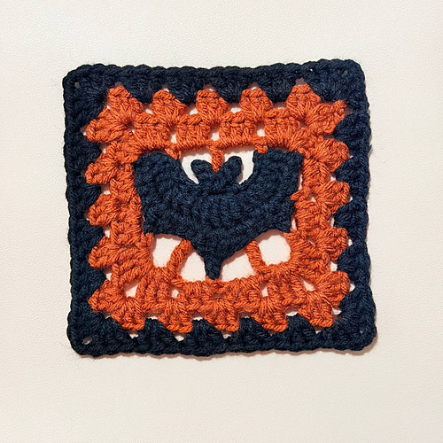Bat Granny Square