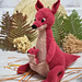 Knitted  KANGA AND ITS BABY ROO pattern 