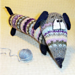 Knitted Dog Dachshund pattern 