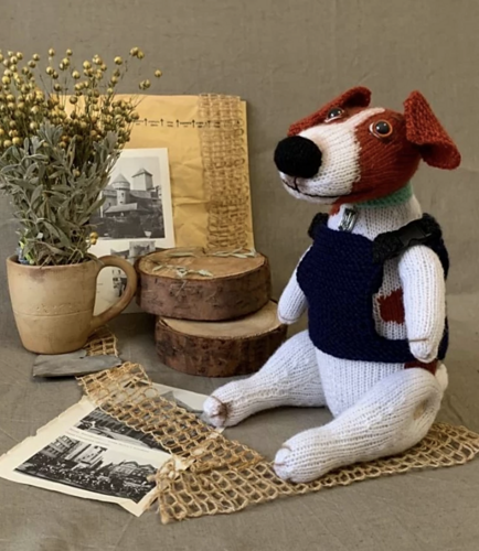 Knitted Jack Russell Terrier