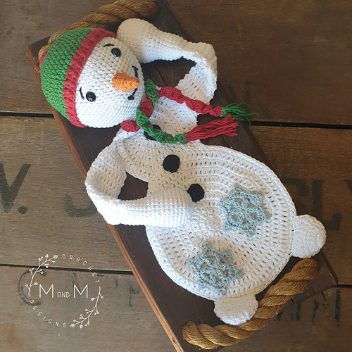Ravelry: Melly Teddy Ragdoll Snowman Family pattern by Melanie Grobler