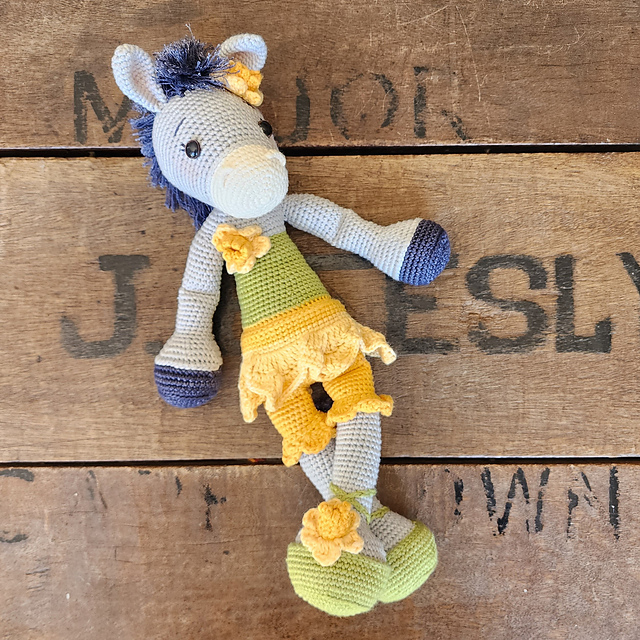 Maddy Doll Daffodil Donkey