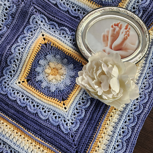 Ravelry Sweet Dreams Baby Blanket pattern by Melanie Grobler