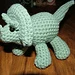 Baby Triceratops pattern 
