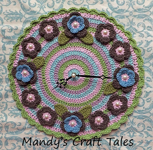 Ravelry: Flower Clock pattern by Mandy Wilken
