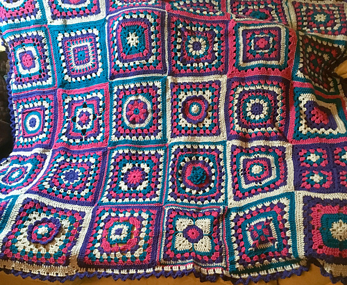 2017 Crochet A Block Throw photo 6