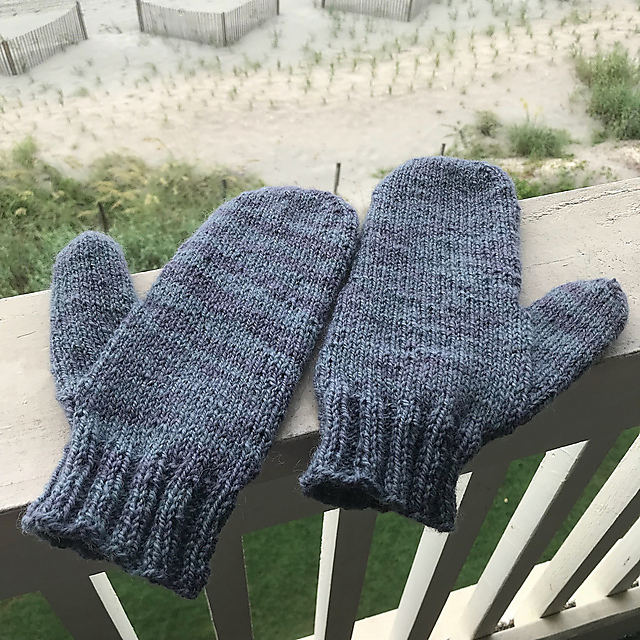 Ravelry Knit to Fit Top Down Mittens pattern by Tay River Knits