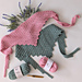Reversible shawlette pattern