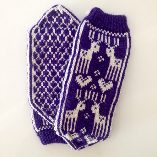 Russesokk med reinsdyr - Maria Simonsen