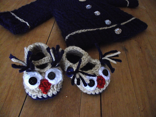 Baby Owl Booties photo 3
