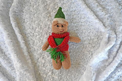 Christmas Bear with Hat and Scarf photo 5